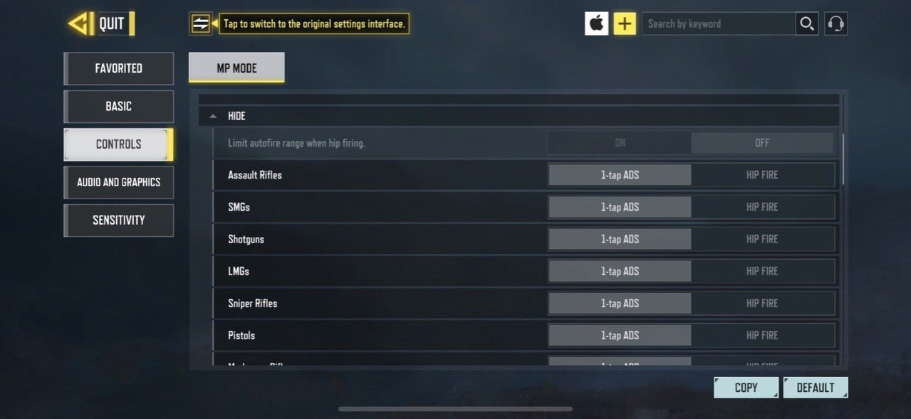 Basic Settings