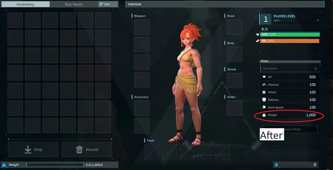 Increased Carry Weight