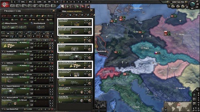 Commands for obtaining army units and equipment