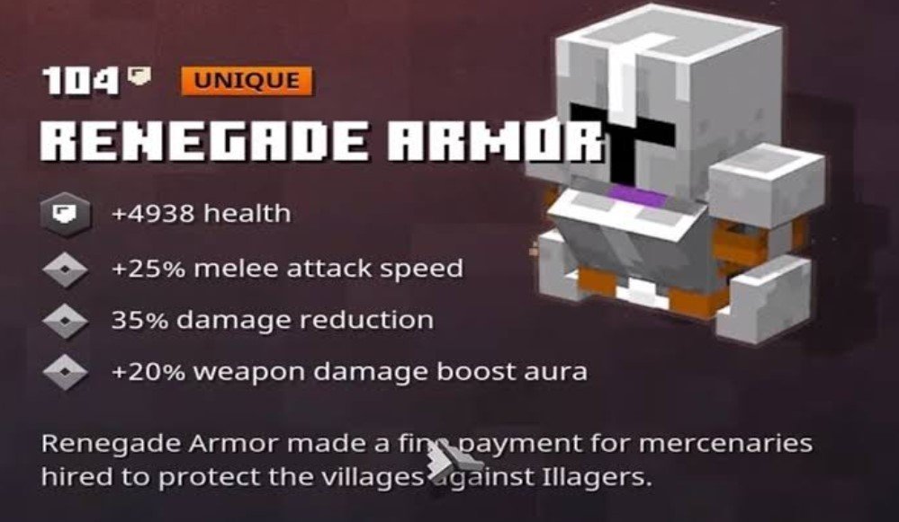 Highland Minecraft Dungeons Armor