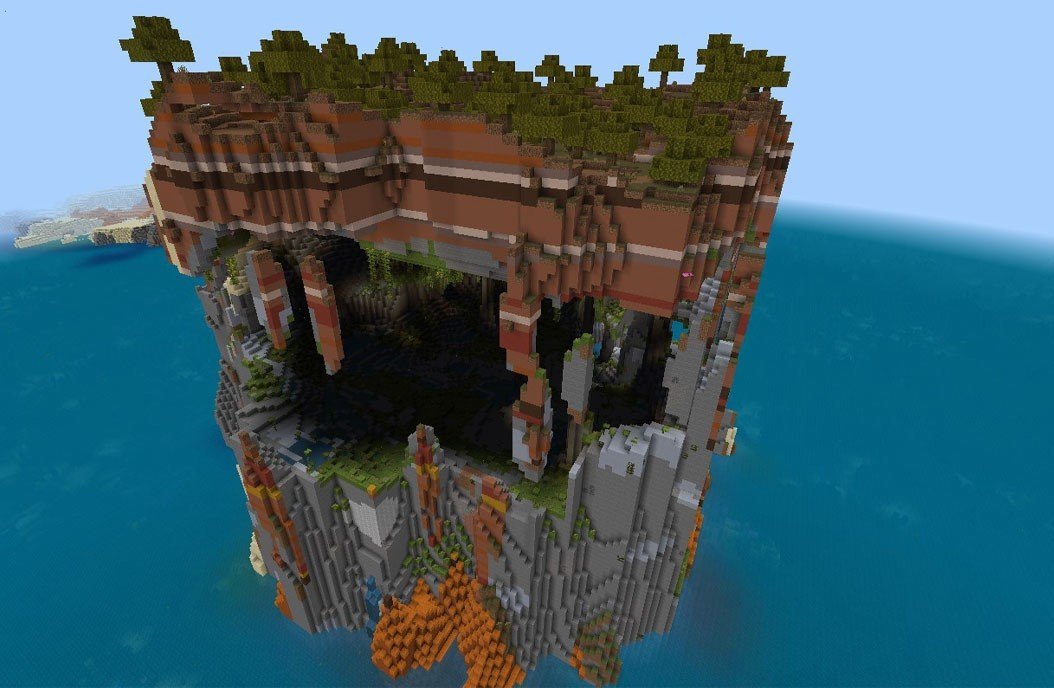 A Cleft in the Middle of the Forest