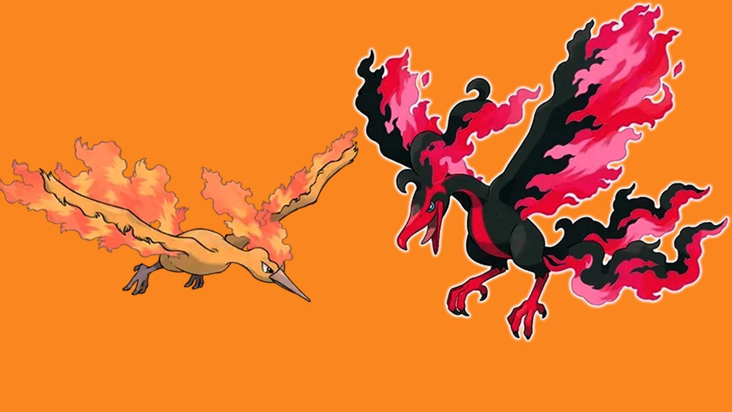 Moltres Galarien &amp; Kanto