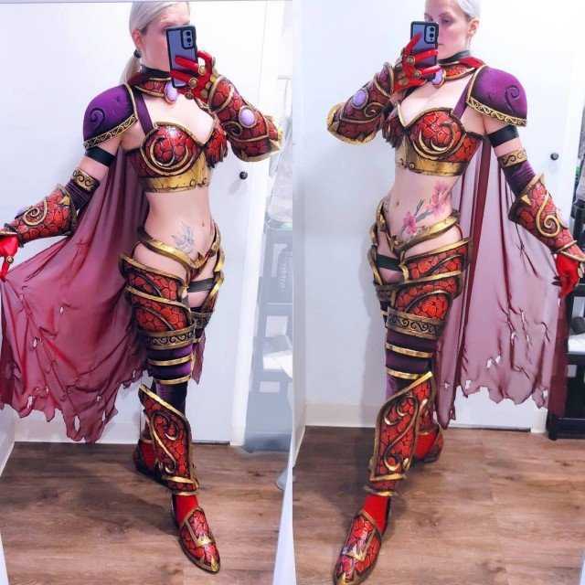 The Alexstrasza armor costume is now complete! ✨🔥The only thing...