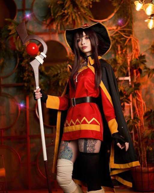 EXPLOOOOSION🎇Ph @fokina_oxana #megumincosplay #meguminkonosuba #meguminexplosion #konosubacosplay