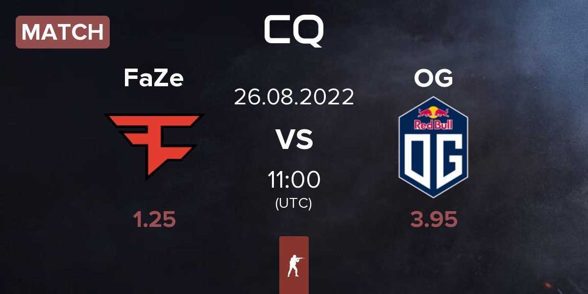Match FaZe Clan FaZe vs OG | 26.08