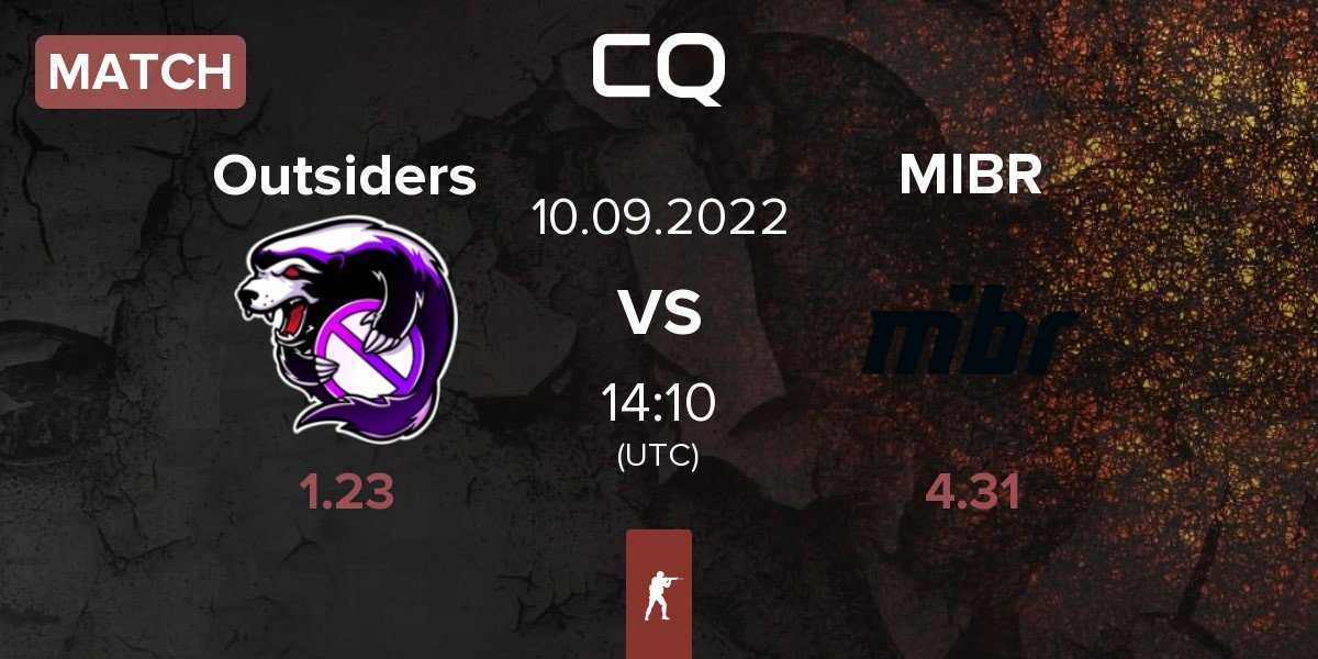 Match Outsiders vs Made in Brazil MIBR | 10.09