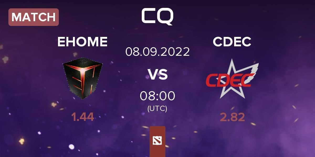 Match EHOME vs CDEC Gaming CDEC | 08.09