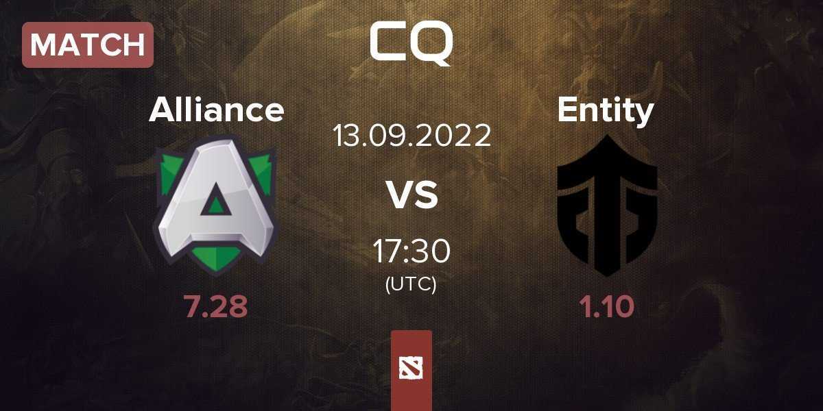 Match Alliance vs Entity | 13.09