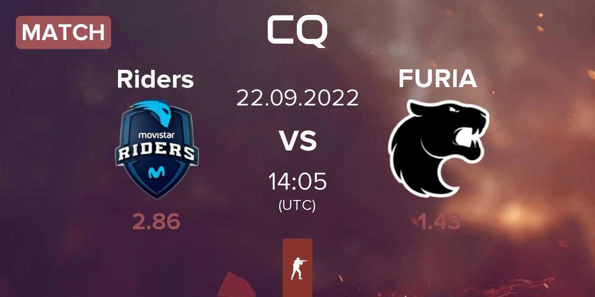 Match Movistar Riders Riders vs FURIA Esports FURIA | 22.09
