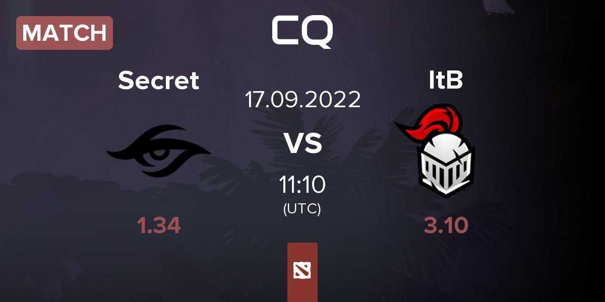 Match Team Secret Secret vs Into the Breach ItB | 17.09