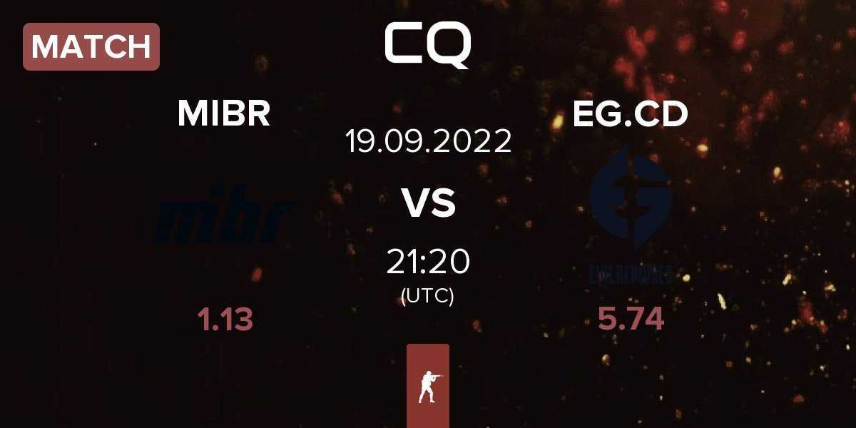 Match Made in Brazil MIBR vs EG Black EG.B | 19.09