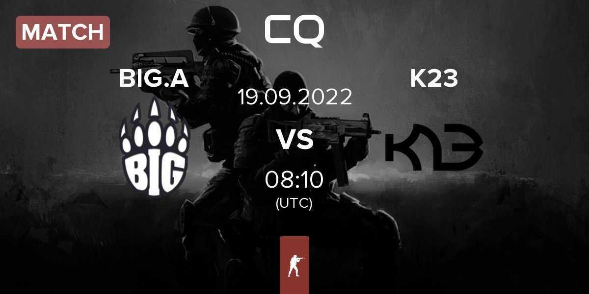 Match BIG Academy BIG.A vs K23 | 19.09
