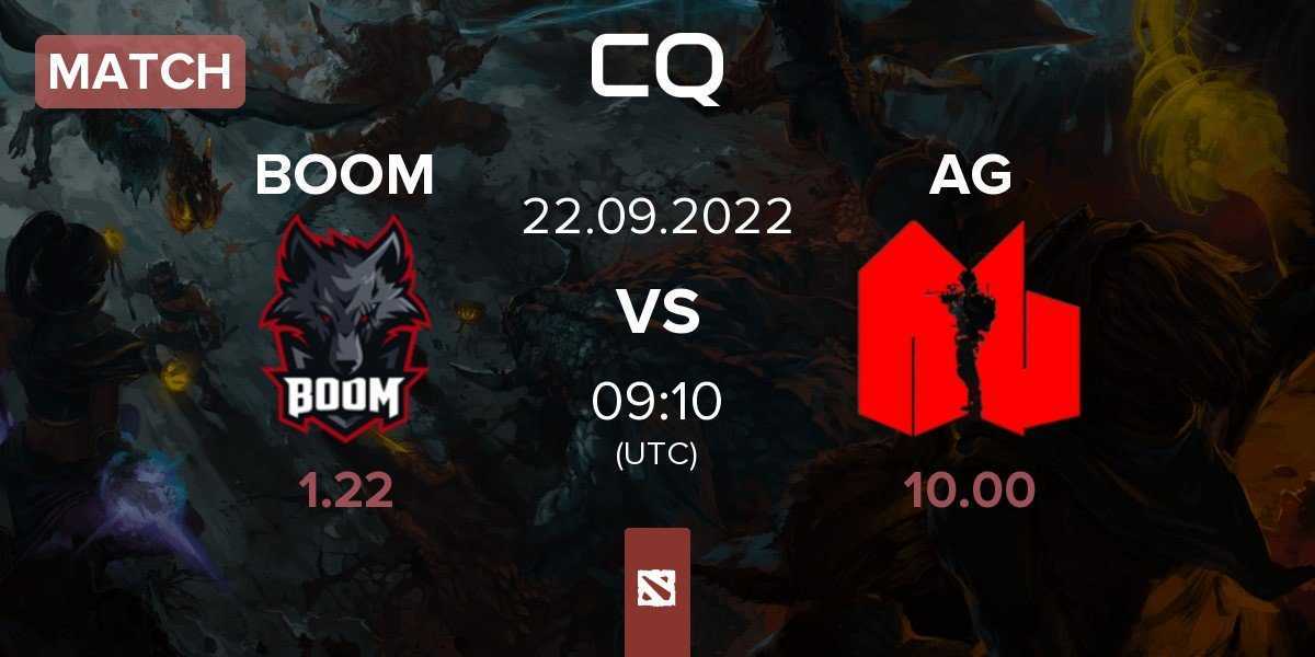 Match BOOM Esports BOOM vs Army Geniuses AG | 22.09
