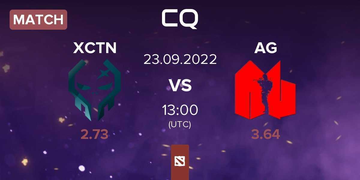 Match Execration XCTN vs Army Geniuses AG | 23.09