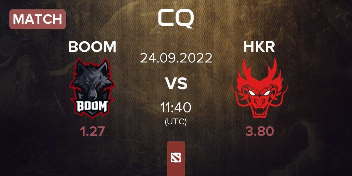 Match BOOM Esports BOOM vs Hokori HKR | 24.09