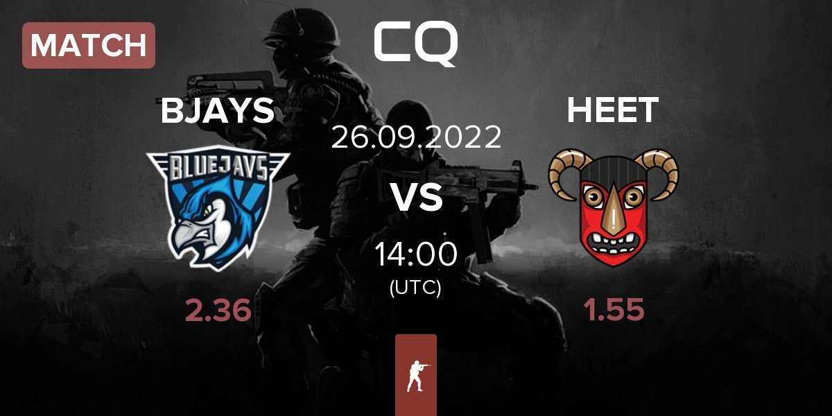 Match BLUEJAYS BJAYS vs HEET | 26.09