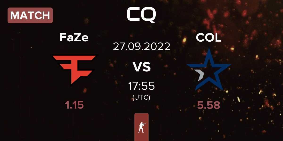 Match FaZe Clan FaZe vs Complexity Gaming COL | 27.09