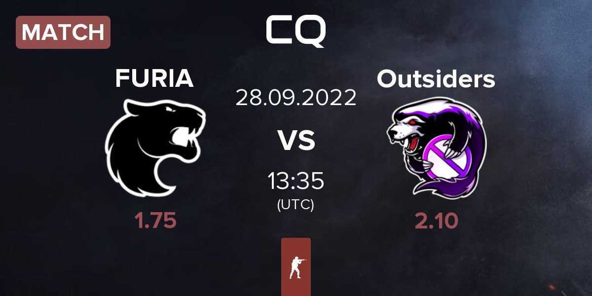 Match FURIA Esports FURIA vs Outsiders | 28.09