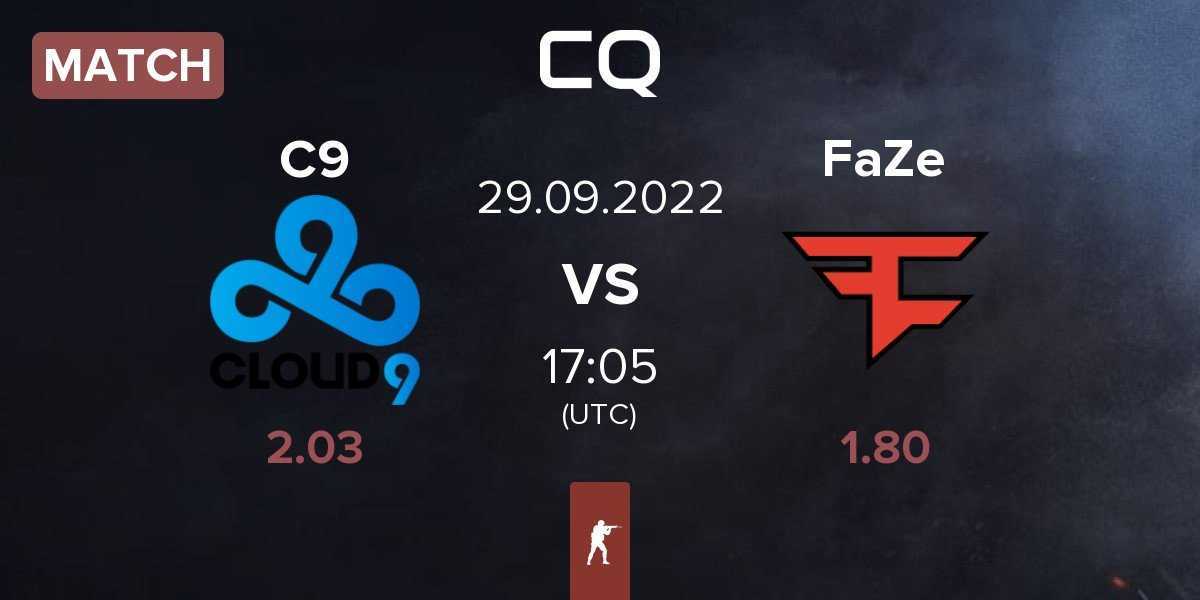 Match Cloud9 C9 vs FaZe Clan FaZe | 29.09