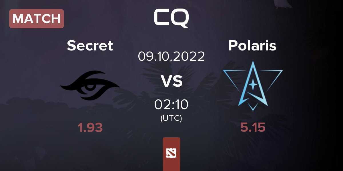 Match Team Secret Secret vs Polaris Esports Polaris | 09.10