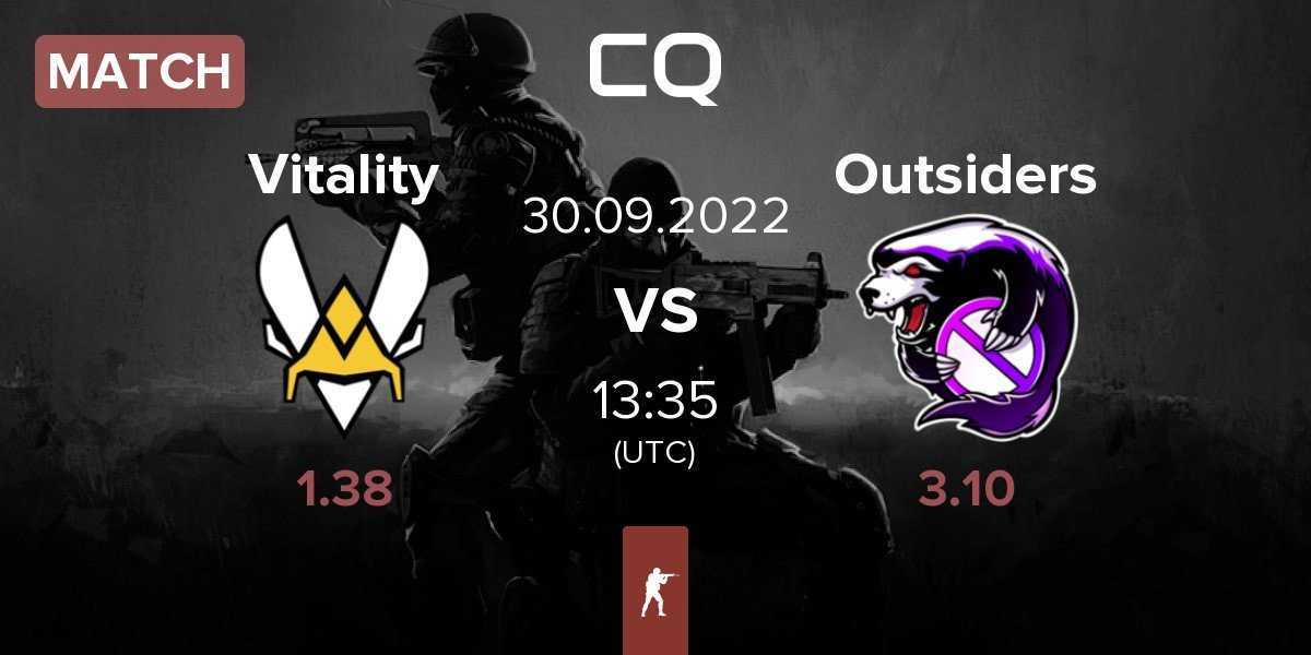 Match Team Vitality Vitality vs Outsiders | 30.09