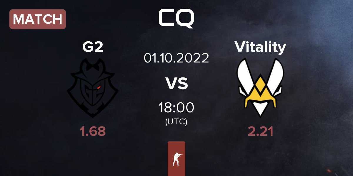 Match G2 Esports G2 vs Team Vitality Vitality | 01.10