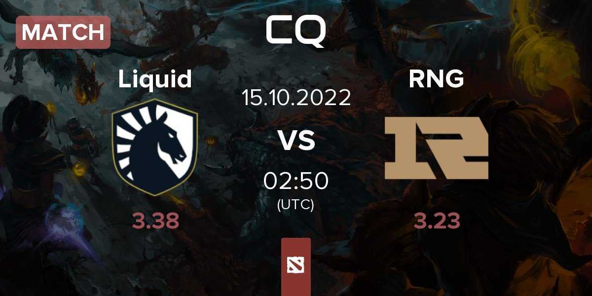 Match Team Liquid Liquid vs Royal Never Give Up RNG | 15.10