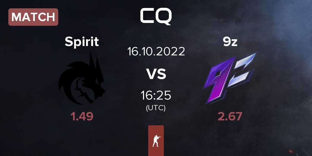 Match Team Spirit Spirit vs 9z Team 9z | 16.10
