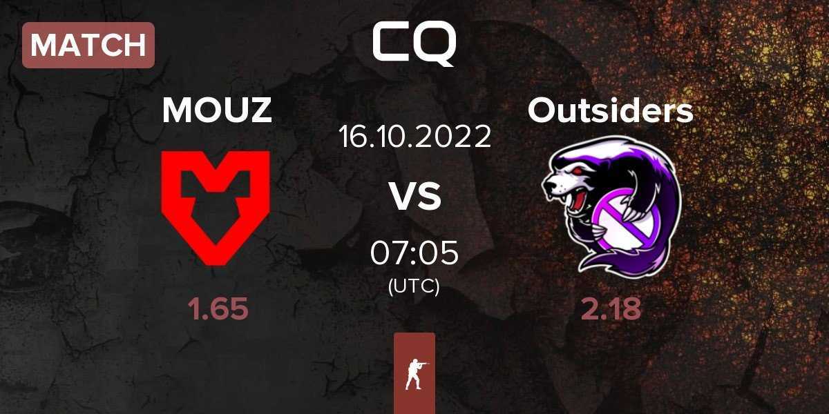 Match MOUZ vs Outsiders | 16.10