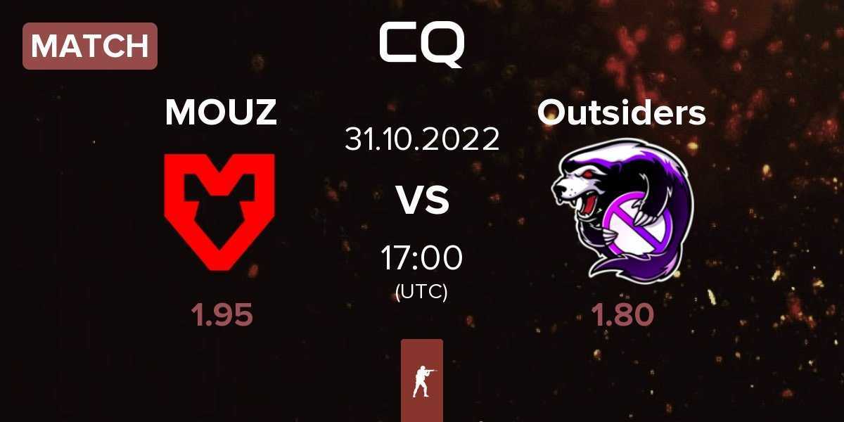 Match MOUZ vs Outsiders | 31.10