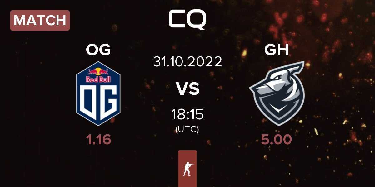 Match OG vs Grayhound Gaming GH | 31.10