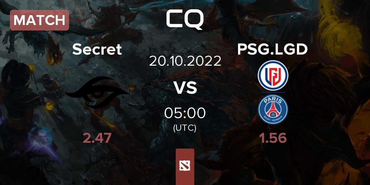 Match Team Secret Secret vs PSG.LGD | 20.10