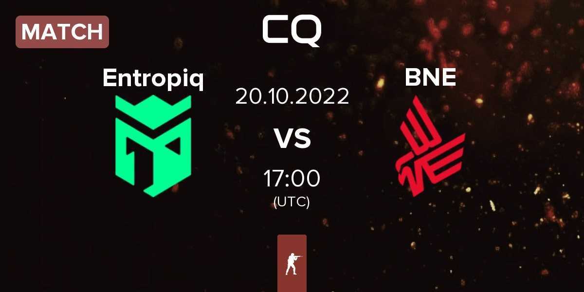 Match Entropiq vs Bad News Eagles BNE | 20.10