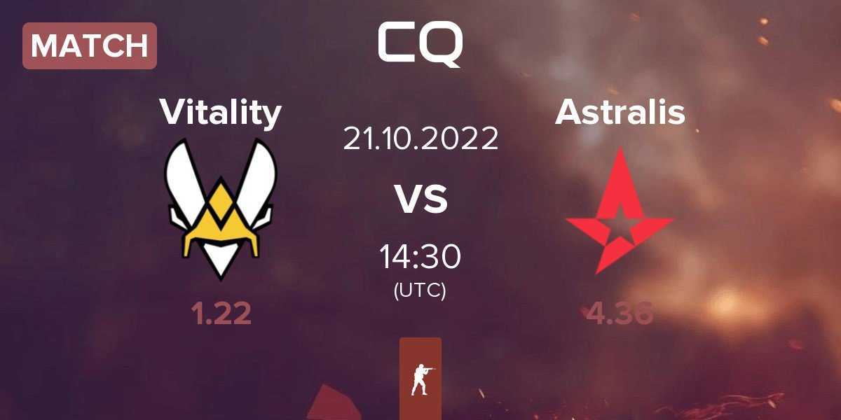 Match Team Vitality Vitality vs Astralis | 21.10