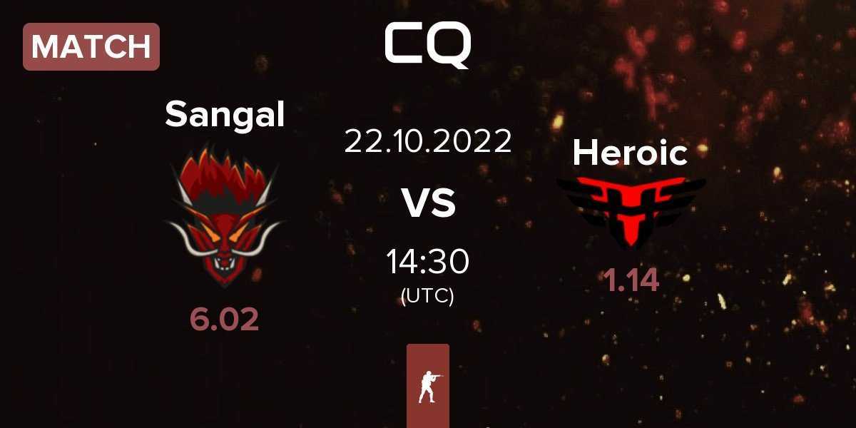 Match Sangal Esports Sangal vs Heroic | 22.10