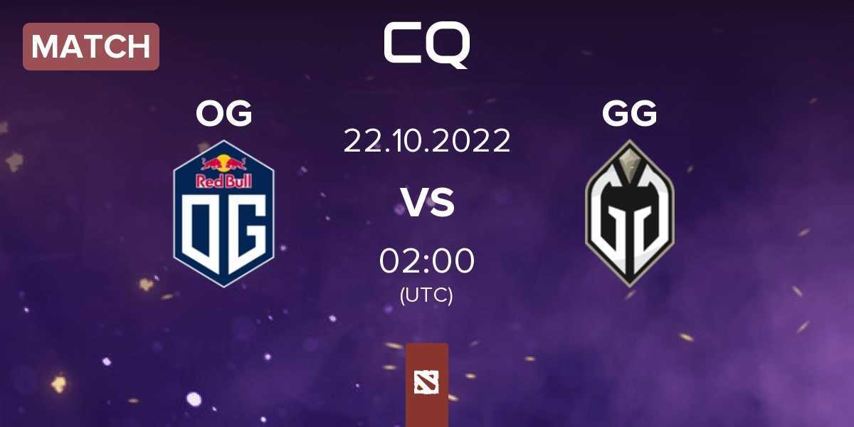 Match OG vs Gaimin Gladiators GG | 22.10