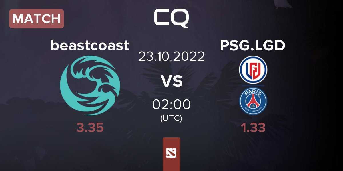 Match beastcoast vs PSG.LGD | 23.10