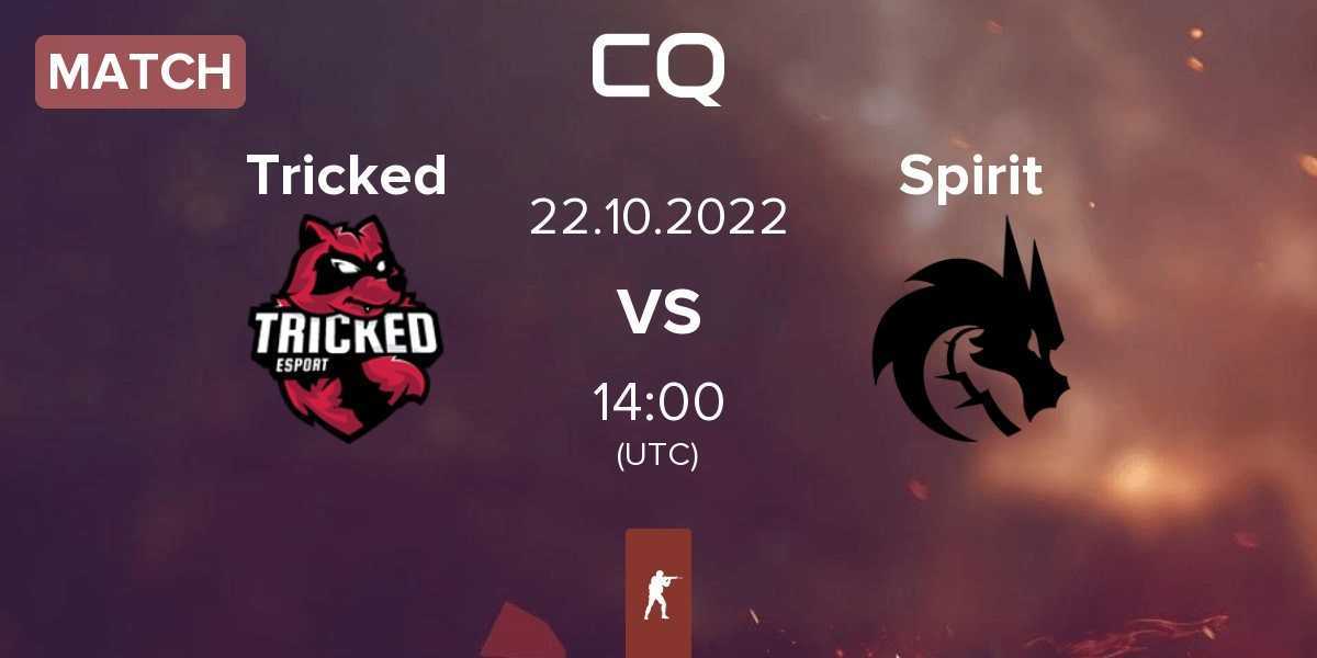 Match Tricked eSports Tricked vs Team Spirit Spirit | 22.10