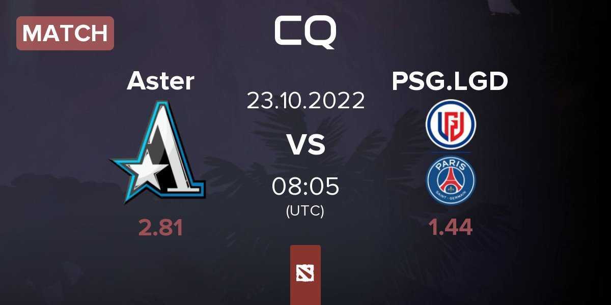 Match Team Aster Aster vs PSG.LGD | 23.10