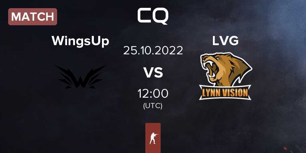 Match Wings Up Gaming WingsUp vs Lynn Vision Gaming LVG | 25.10