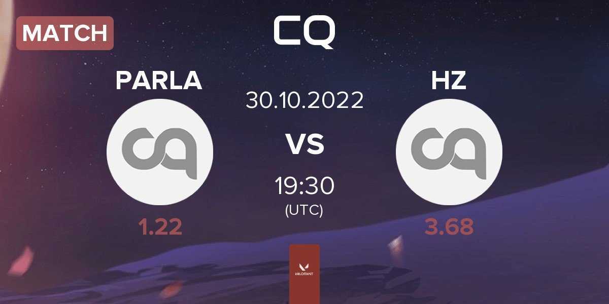 Match Parla Esports PARLA vs team hz HZ | 30.10