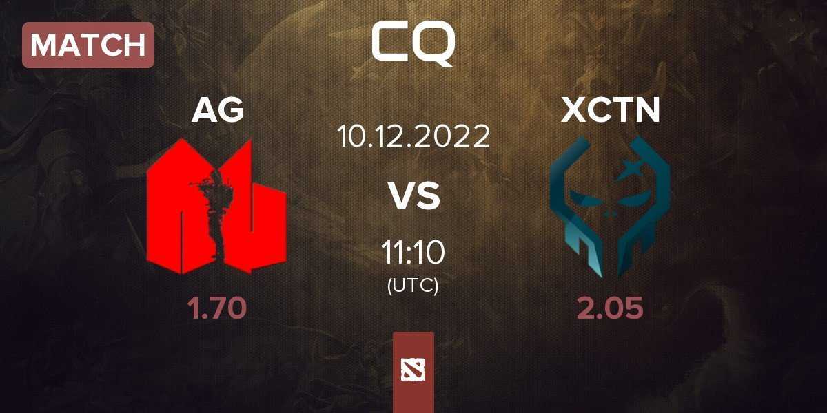 Match Army Geniuses AG vs Execration XCTN | 10.12