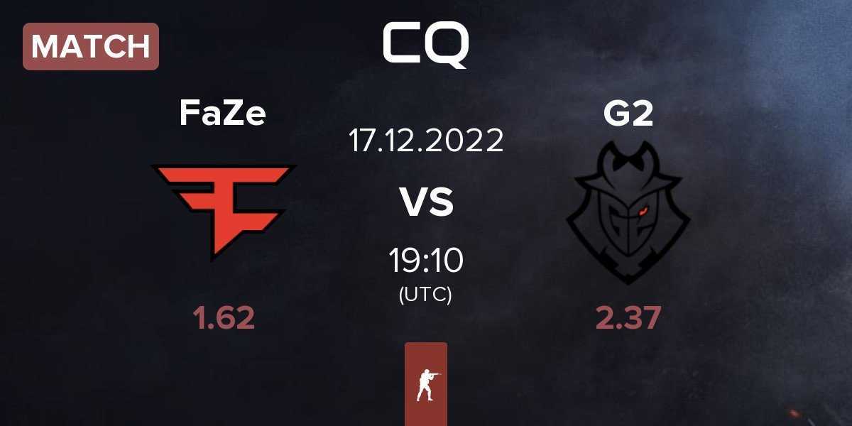 Match FaZe Clan FaZe vs G2 Esports G2 | 17.12