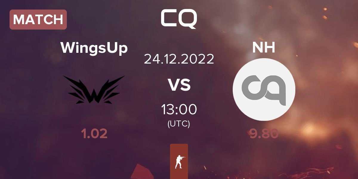 Match Wings Up Gaming WingsUp vs New Happy NH | 24.12