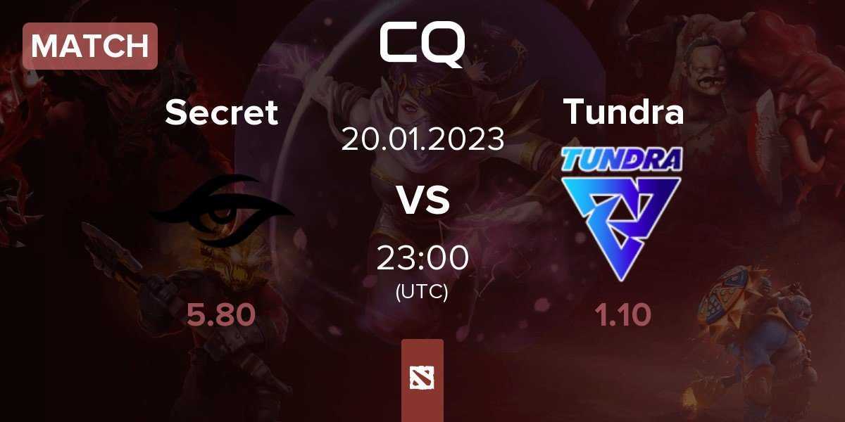 Match Team Secret Secret vs Tundra Esports Tundra | 20.01