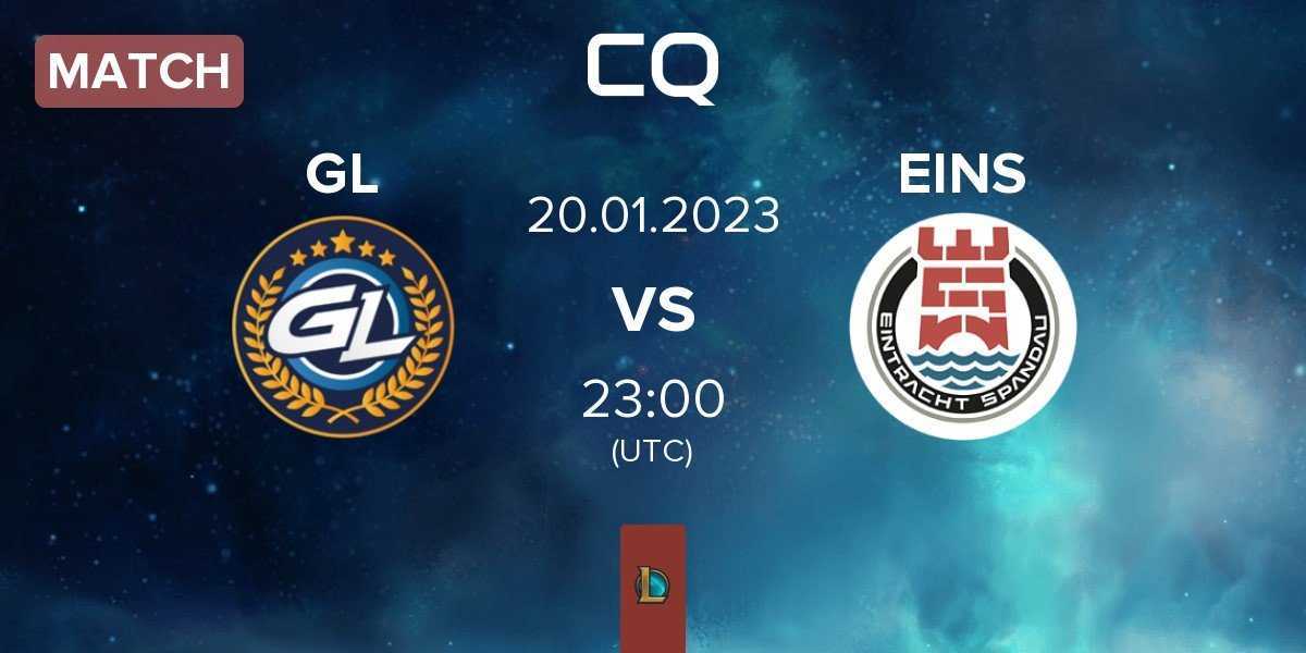 Match GamerLegion GL vs Eintracht Spandau EINS | 20.01