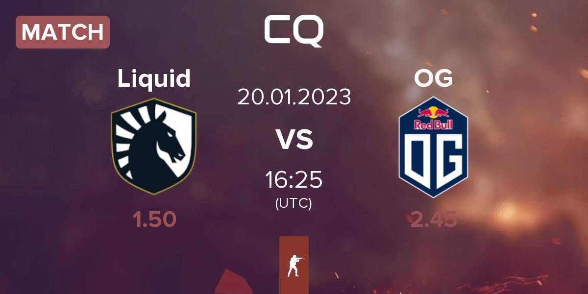 Match Team Liquid Liquid vs OG | 20.01