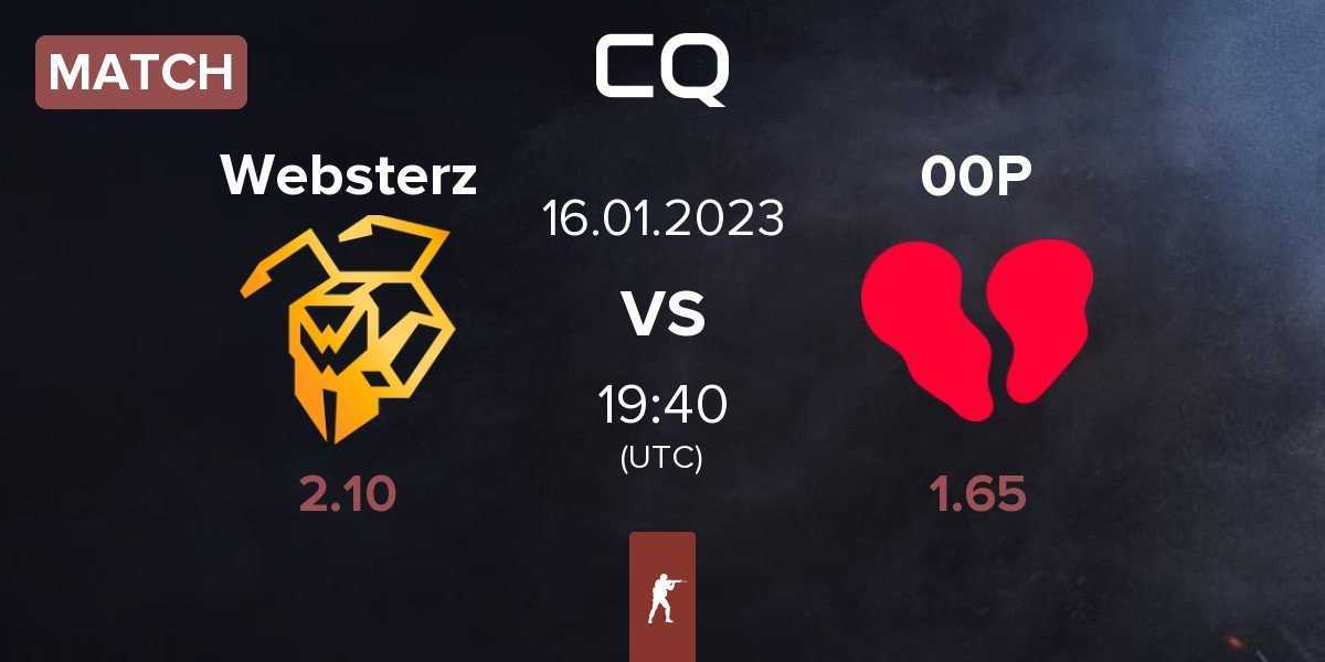 Match Websterz vs 00Prospects 00P | 16.01