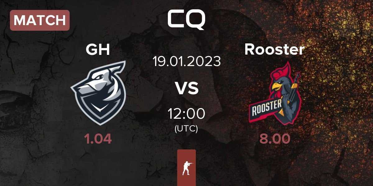 Match Grayhound Gaming GH vs Rooster | 19.01
