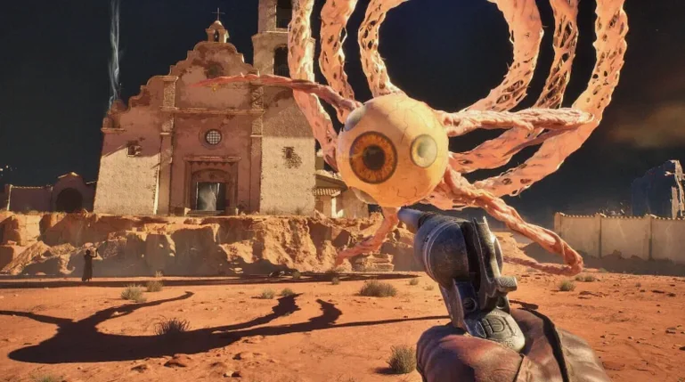 Guns of Eschaton brings a Western occult twist to soulslike FPS